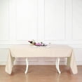 BalsaCircle 60" x 126" Polyester Rectangular Tablecloth Beige - Walmart.com