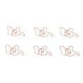 thumbnail image 1 of Clips De Papel Con Forma De Animal, Clips De Papel Lindos De Oro Rosa, 100 Piezas, Decorativos A Prueba De óxido Para La Escuela, 1 of 7