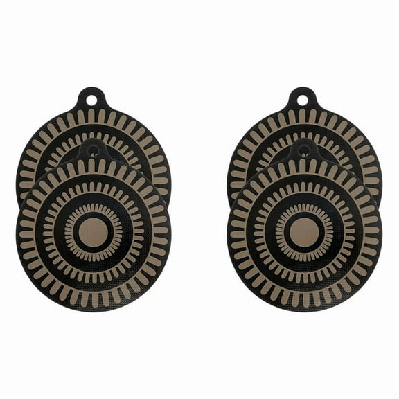 Thermochromic Silicone Induction Cooktop Protector Mat, Silicone Mat for Induction Cooktop,Countertop Protectmat 4Pcs,4 x silicone stove mat