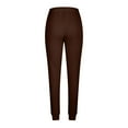 thumbnail image 5 of UAMVSH Sweatpants for Women Soft Running Workout Jogger Pants with Drawstring Elastic Waist Cinch Bottom Tapered Athletic Pants(Large,Brown 1), 5 of 6