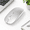 Silver, variant on Black Rechargeable Quiet Slim Wireless Computer Mouse for Laptop, MacBook, iPad, Android PC