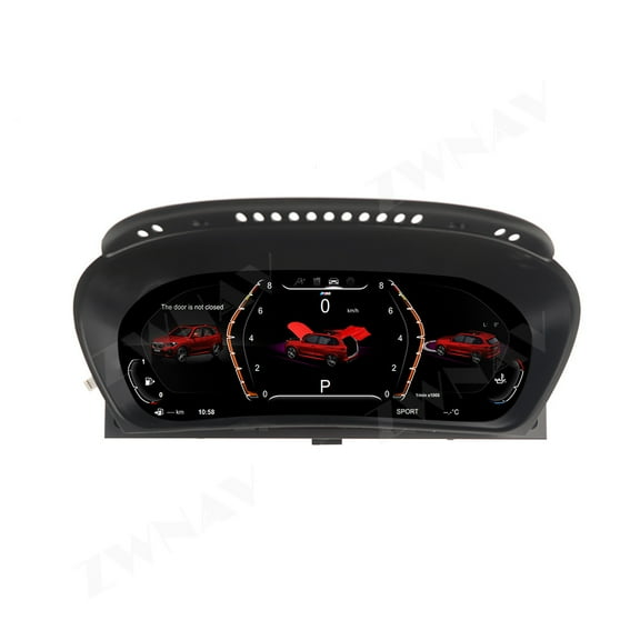 ZWNAV 12.5 inch for BMW X6/E71 car LCD digital instrument panel virtual cockpit suitable