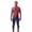 Red and Blue, variant on Spider Superhero Costume Spidey Halloween Cosplay Bodysuit Full Body Jumpsuit with Mask for Birthday Party Role Play B301 140