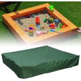 thumbnail image 1 of Oxford Cloth Sandbox Protection Cover, Durable and UV-Resistant Sandbox Canopy for Sandpit and Furniture, Portable Sandbox Cover with Drawstring (Green), 1 of 5