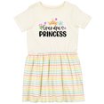 thumbnail image 3 of Inktastic Grandpa's Princess Crown and Flowers Girls Toddler Dress, 3 of 5
