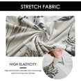 thumbnail image 5 of Touchbetter Chair Covers for Dining Room Set of 4,Stretch Kitchen Chair Slipcover 4 Pieces, Parson Chair Cover 4 Pack, Washable and Removable (Elegant Flowers), 5 of 7