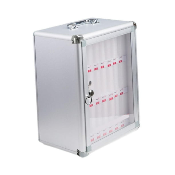 Gabinete de almacenamiento para teléfono, puerta transparente, bolsillo de oficina, estuche para guardar teléfonos inteligentes 24 ranuras