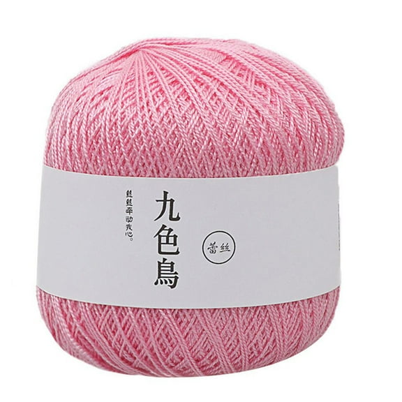 lulshou Lace Thread Diy Woven Cotton Fine Cotton Thread Crochet Yarn 8th