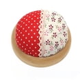 thumbnail image 2 of Cheer.US Pin Cushion Wooden Base Round Needle Pincushions Needles Holder Wearable Needle Pincushions for Sewing, 2 of 7