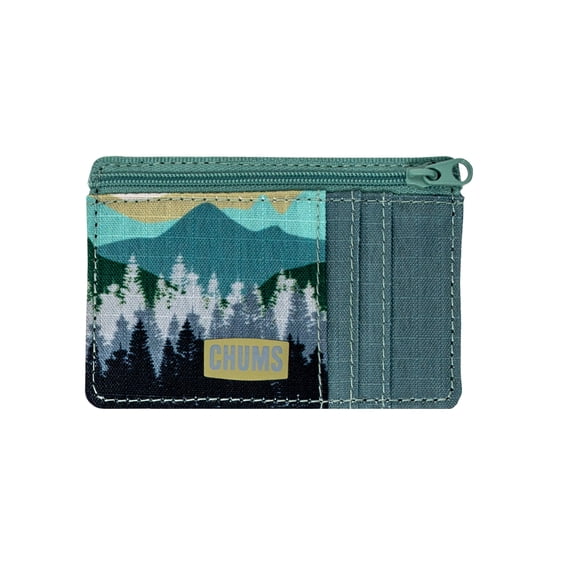 Chums Bandit Zip Wallet (Summit) - Ultra Thin Small RFID Card Holder for Men and Women