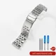 thumbnail image 3 of Correa de reloj de acero macizo para Breitling Avengers Super Challenger Aviation Mechanical Timing 22 24 mm Pulsera Cierre de correa de reloj, 3 of 5