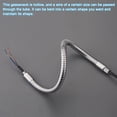 thumbnail image 4 of Uxcell 14'' Universal Gooseneck Hose, 2Pcs M10 Fine Thread Bendable, DIY Equipment, Black, 4 of 7