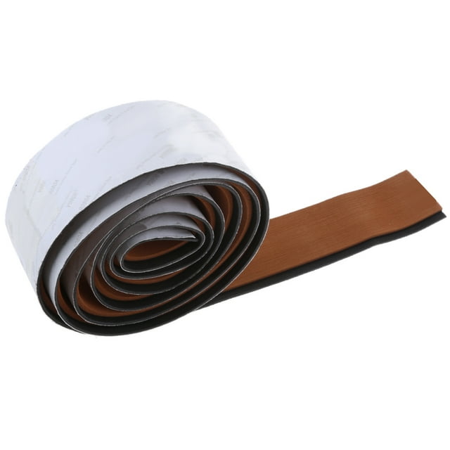 Lámina de espuma EVA de teca para suelos de barcos, almohadilla autoadhesiva de 94,5 x 2 pulgadas, n. degree 2 Rayas Negras Marrones Claras