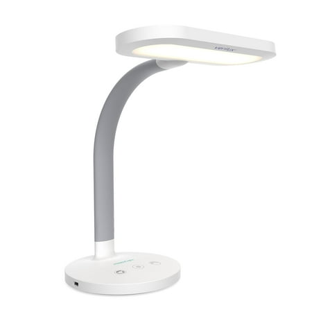 Verilux HappyLight Duo 2-in-1 Light Therapy & Desk Lamp White (VT37WW1)