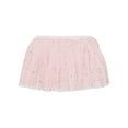 thumbnail image 4 of Petite Etoile Dancewear Toddler Girls Pink 3 Layer Tutu Skirt with Star Print & Bonus Scrunchie for Ballet/Dance-Size 7, 4 of 9