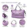 thumbnail image 3 of EXTREE Large Travel Duffel Bag Women Weekender with Shoe Compartment for Gym Hospital, 3 of 9