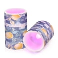 thumbnail image 7 of Yayeee Flameless Candles with Remote Flickering Battery Operated Multi Color Changing, Retro Plaid Lemon, 7 of 7