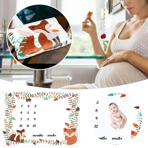 Blankets Baby Girls Weekly Boys And Monthly Blanket Home Textiles/ Baby Milestone Blanket