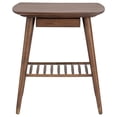 thumbnail image 3 of Home Square Ari Hardwood End Table in Walnut Brown - Set of 2, 3 of 9