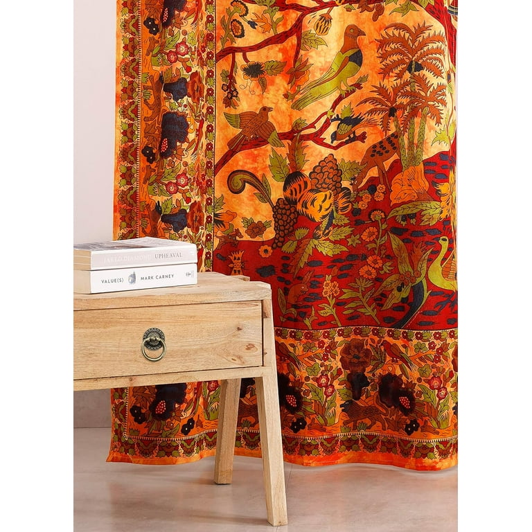 Krati exports bohemian beautiful ombre color mandala curtain panels new arrivals