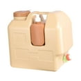 thumbnail image 4 of Contenedor de agua para acampar con mango, con recipiente de bebida de grifo portador de cubierta de agua para conducir el picnic de la mano de lavado, 4 of 8