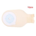 thumbnail image 2 of Juego de 10 Uds. De bolsa de ostomía desechable con sistema de una pieza, bolsa drenable para medicamentos, bolsa de colostomía, 2 of 8