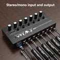thumbnail image 3 of Mezclador de Audio Compacto de 6 Canales, Mezclador Estéreo de Alto Rendimiento y Ruido Ultrabajo para Guitarras, Bajos y Teclados, 3 of 5