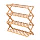 thumbnail image 2 of Estante para Simple Soporte de Planta Duradero Plegable Portátil de piezaza Soporte funciones de Almacenamiento Sin Instalación para Pasillo, Brown 4 niveles BLESIY Bastidores de zapatos, 2 of 8