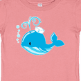 thumbnail image 4 of Inktastic Cute Blue Whale in Nautical Hat Boys or Girls Baby T-Shirt, 4 of 5