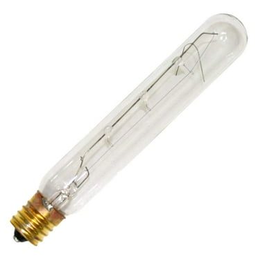 GE Incandescent Light Bulb (14639) 25 watt - 120 volt - T6.5 - Intermediate Screw (E17) Base - Clear