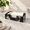 9.8" × 4.9" × 2.8" - Guest Towel Black, variant on 9.8" × 4.9" × 2.8" - Guest Towel Black Calacatta Black Marble Napkin Holder