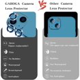 thumbnail image 2 of [3 Pack] Protecteur d'Objectif Compatible pour iPhone 13(6.1, 2 of 4