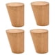 thumbnail image 3 of Patas de mesa de madera, pies de madera, pies de muebles, pies de sofá con placas de montaje y tornillos para gabinetes, sofás, mesas de café, gabinetes de TV y otras patas de muebles., 3 of 7