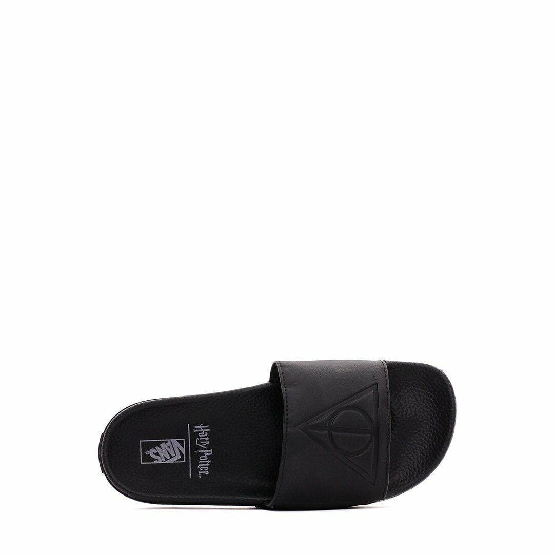 vans deathly hallows slides