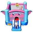 thumbnail image 4 of Gymax Inflatable Bounce House 3-in-1 Elephant Theme Inflatable Castle w/ 480W Blower, 4 of 10