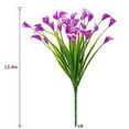 thumbnail image 6 of ZOELNIC Artificial Calla Lily, 8 Bundles Rose Red Faux Fake Plants Spring Plastic Flowers, Rose Red, 6 of 9