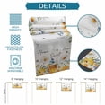 thumbnail image 6 of White Daisy Table Runner 72 Inches, Spring Floral Elegant Farmhouse Botanical Bees Bed Runner Dresser Scarves Tabletop for Indoor Outdoor Parties/Ceremony/Banquet, 13" x 72", 6 of 8