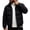 Black, variant on Bomber Puffer Jackets for Men Big and Tall Full Zip Stand Collar Snow Ski Jackets Warm Midweight Winter Outdoor Coats Khaki XXXXXL