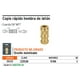 thumbnail image 1 of Cople rápido de latón, cuerda 1/4 NPT Truper Cople rápido de latón, cuerda 1/4 NPT, 1 of 1