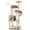 Greige, variant on WoodyWonders Cat Tree, 65-Inch Modern Cat Tower for Indoor Cats, Multi-Level Cat Condo with Scratching Posts, Cat Furniture, Rustic Brown
