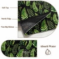 thumbnail image 6 of Spring Leaves Area Rugs 2.7'x5', Washable Small Throw Rugs for Kitchen Bedroom, Pastoral Garden Botanical Black Indoor Outdoor Rug Non-Slip Low Pile Carpet Runner Reversible Floor Mats, 6 of 8