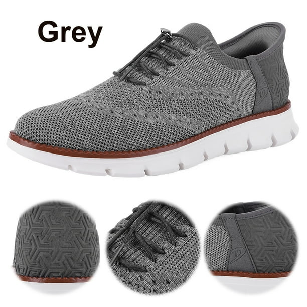 Deporte Casuales Zapatos para Correr Sin Cordones Soporte Malla Transpirable Hombre