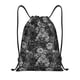 thumbnail image 1 of Fotbe Black Cats In A Garden Bolsa Mochila con Cordón Estampada, Bolsa de Gimnasio Deportiva, Bolsa Cinch, Bolsa con Cordón para Hombres y Mujeres-Medium, 1 of 6