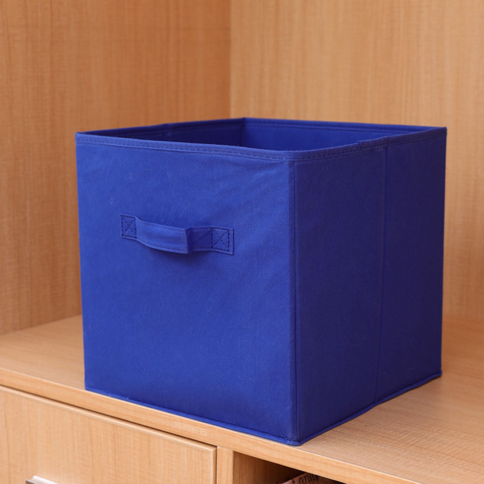 Storage Cubes, Uncovered Storage Box NonWoven Fabric Bins with Handle