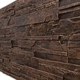 thumbnail image 2 of Ekena Millwork 48 5/8"W x 24 3/4"H x 1 1/4"D Cascade Stacked Stone, EverStone Faux Stone Siding Panel, Sequoia Valley, 2 of 9