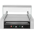thumbnail image 6 of Miumaeov Hot Dog Roller Machine Commercial Electric 11 Roller Grill Hot Dog Warmer Cooker Machine 1400W Stainless Steel Dual Temp Control,Detachable Drip Tray Sausage Grill Cooker for Kitchen, 6 of 9
