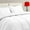 White, variant on 7-Piece Full Navy Soft Quilted Warm Fluffy Reversible Comforter Set, All Season Bed in a Bag with Sheets & Pillowcases