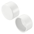 thumbnail image 1 of Uxcell 2-Pack 3 Inch PVC Pipe End Cap Fitting, Adaptador de Tapón de Tubería SCH40 para Fontanería/DIY/Jardín, Conector de Tapa [Blanco], 1 of 6