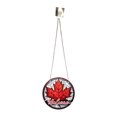 thumbnail image 2 of XWSHYW Adornos Colgantes Colgante de Pared de Cristal con Forma de Hoja de Arce Canadiense de Acrílico Redondo para Decoración Del Hogar, 2 of 6