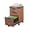 3 Drawer-Oak, variant on GALAXHERO 3 Drawer Wood File Cabinet with Lock and Key, Mobile Printer Stand, Under Desk Storage Organizer, Fits Letter/A4, Oak